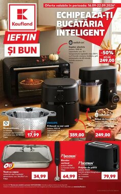 Catalogul cu oferte Kaufland valabil de la 16.09.2026