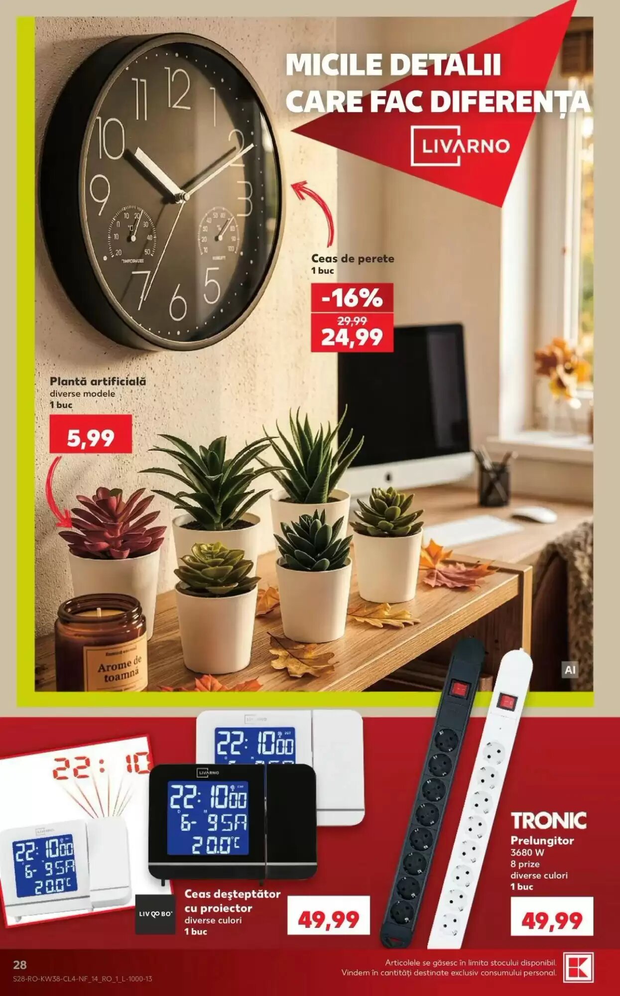 Catalogul cu oferte Kaufland valabil de la 16.09.2026 - Pagina 28.