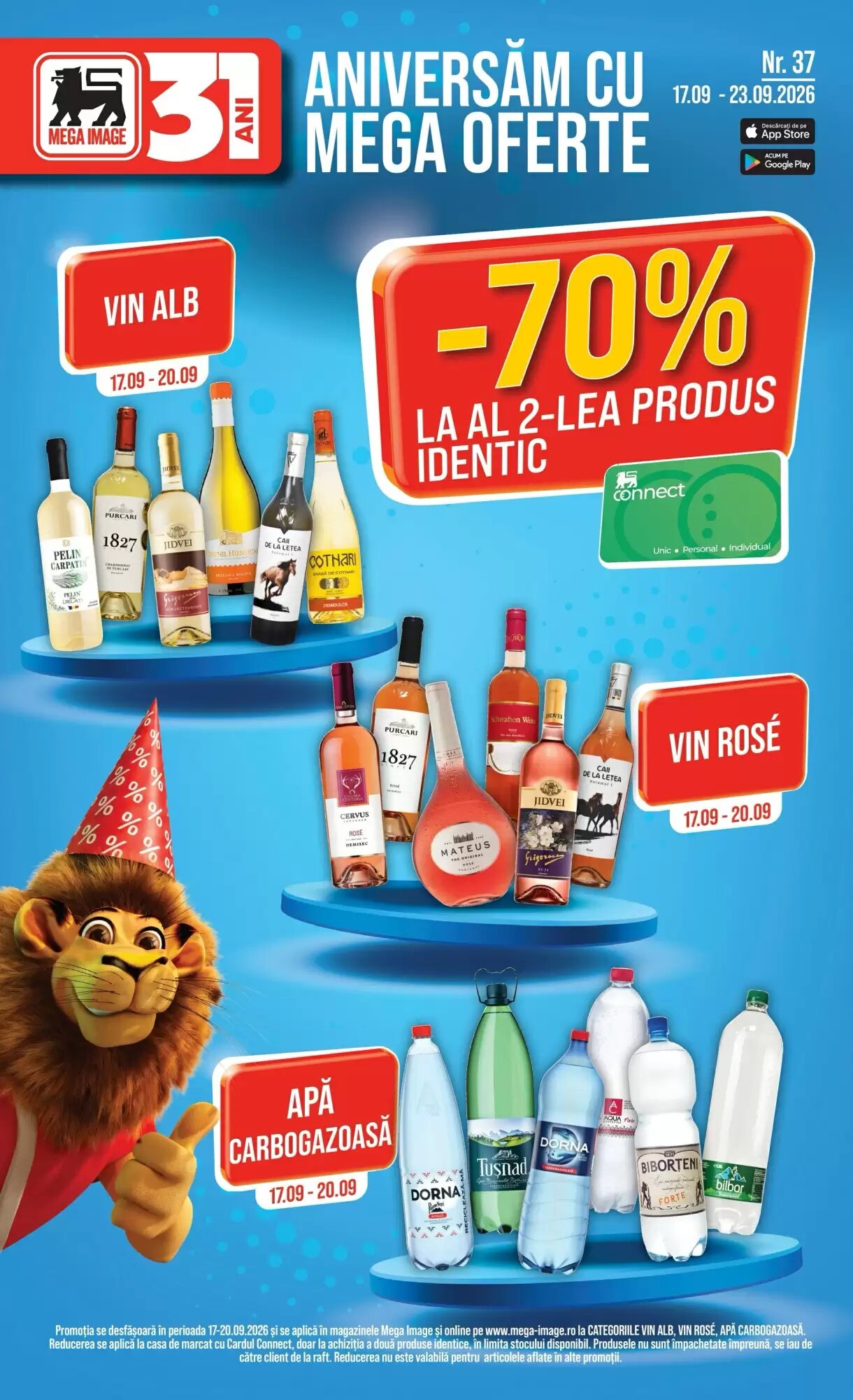 Catalogul cu oferte Mega Image valabil de la 17.09.2026 - Pagina 1.