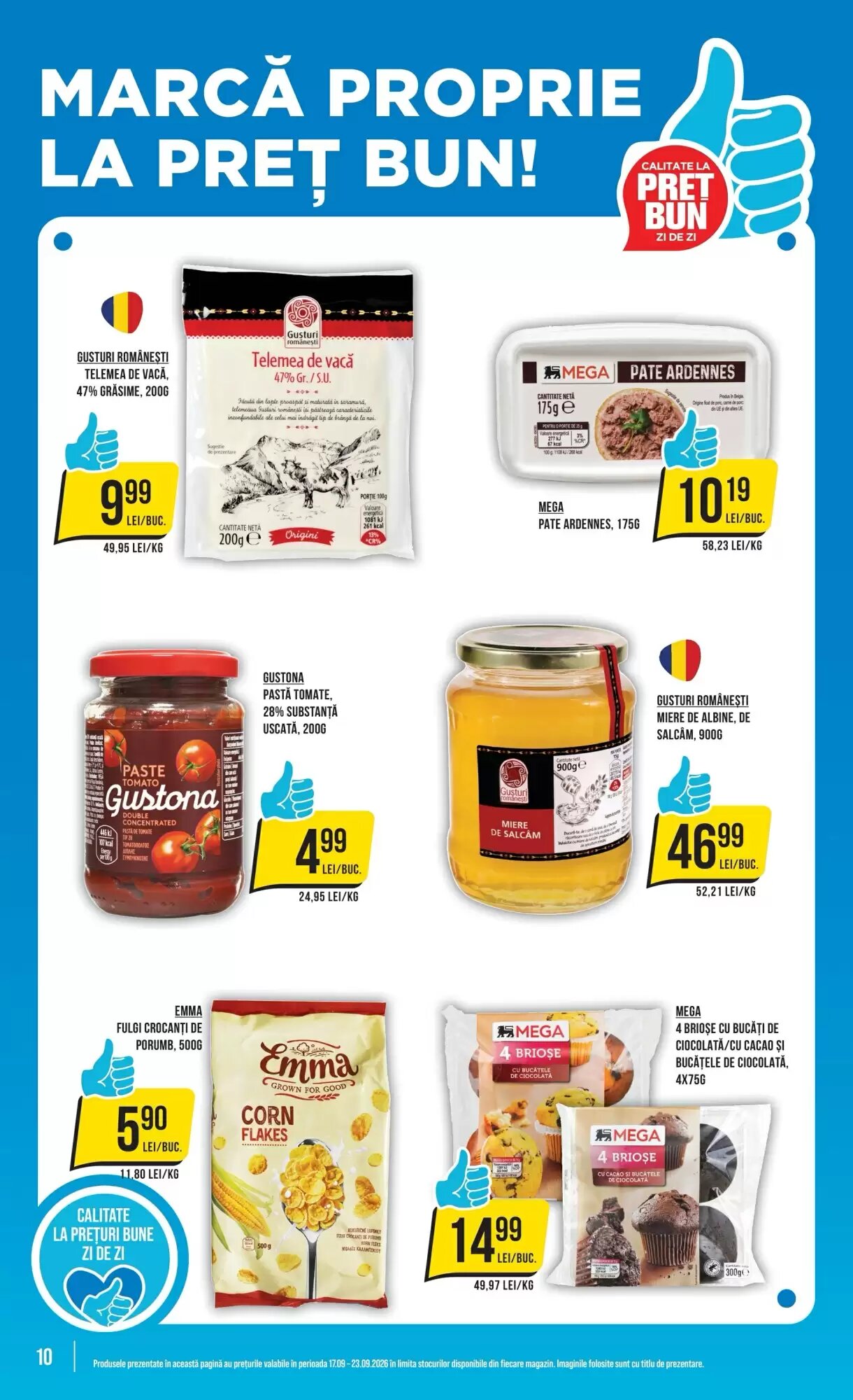 Catalogul cu oferte Mega Image valabil de la 17.09.2026 - Pagina 10.