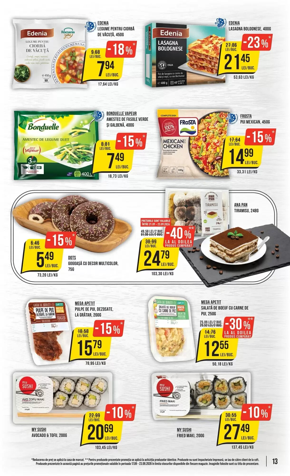 Catalogul cu oferte Mega Image valabil de la 17.09.2026 - Pagina 13.