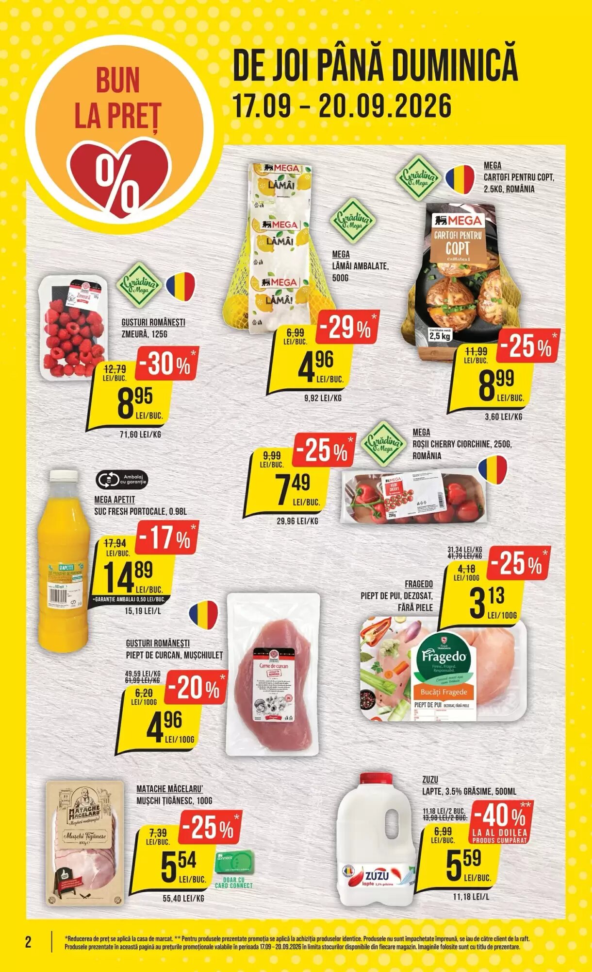 Catalogul cu oferte Mega Image valabil de la 17.09.2026 - Pagina 2.
