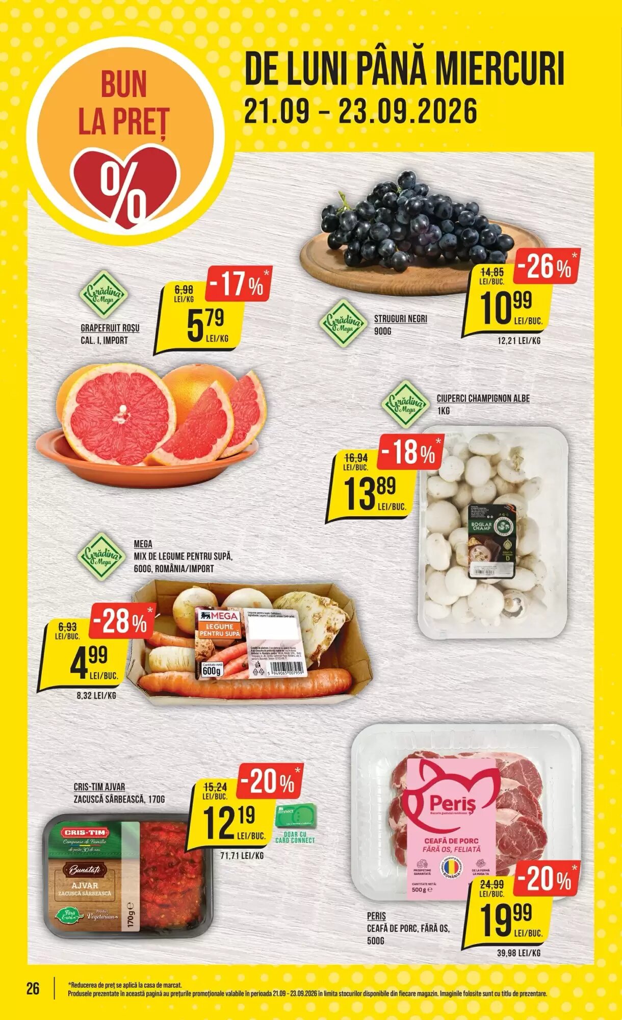 Catalogul cu oferte Mega Image valabil de la 17.09.2026 - Pagina 26.