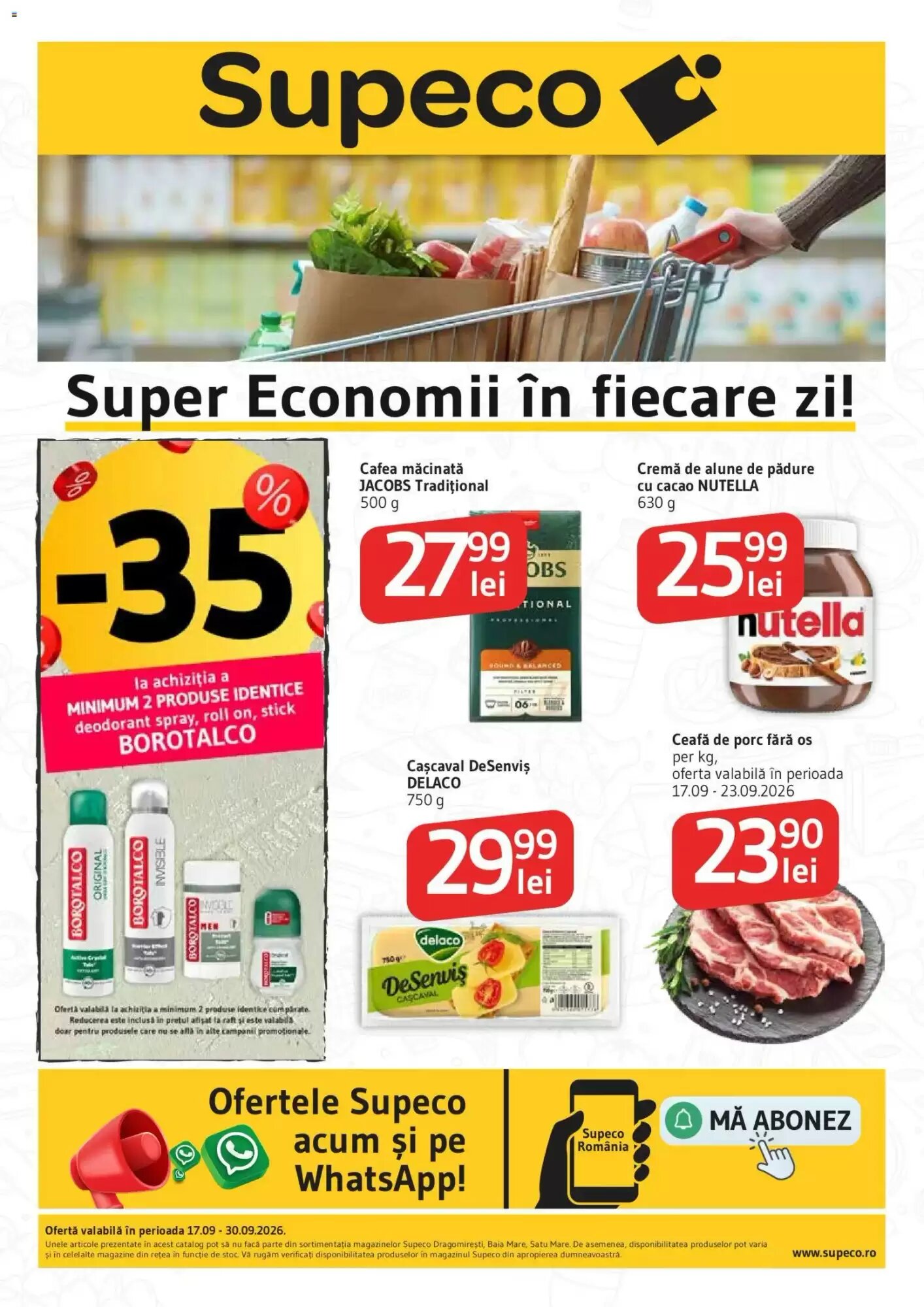 Catalogul cu oferte Supeco valabil de la 17.09.2026 - Pagina 1.
