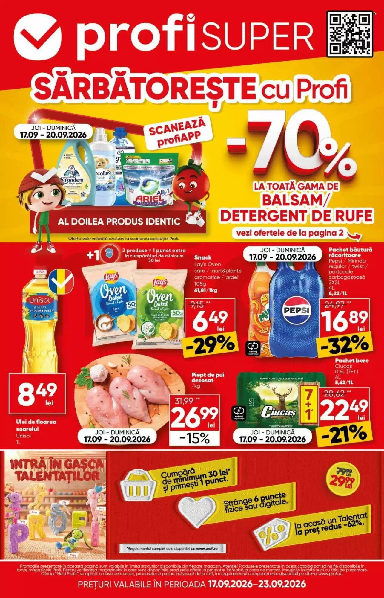 Catalogul cu oferte PROFI valabil de la 17.09.2026 - Pagina 1.
