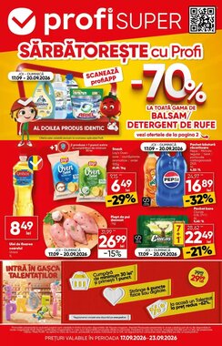 Catalogul cu oferte PROFI valabil de la 17.09.2026