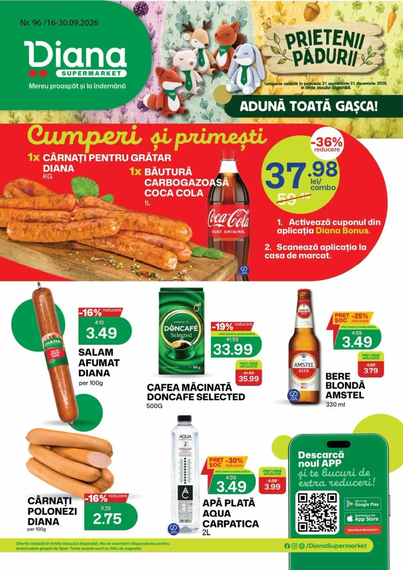 Catalogul cu oferte Diana Supermarket valabil de la 17.09.2026 - Pagina 1.