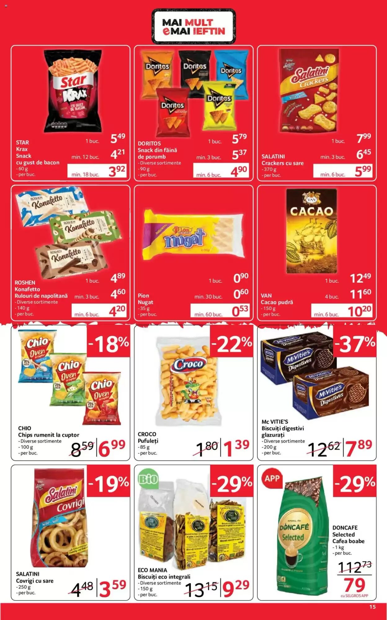 Catalogul cu oferte Selgros valabil de la 18.09.2026 - Pagina 15.