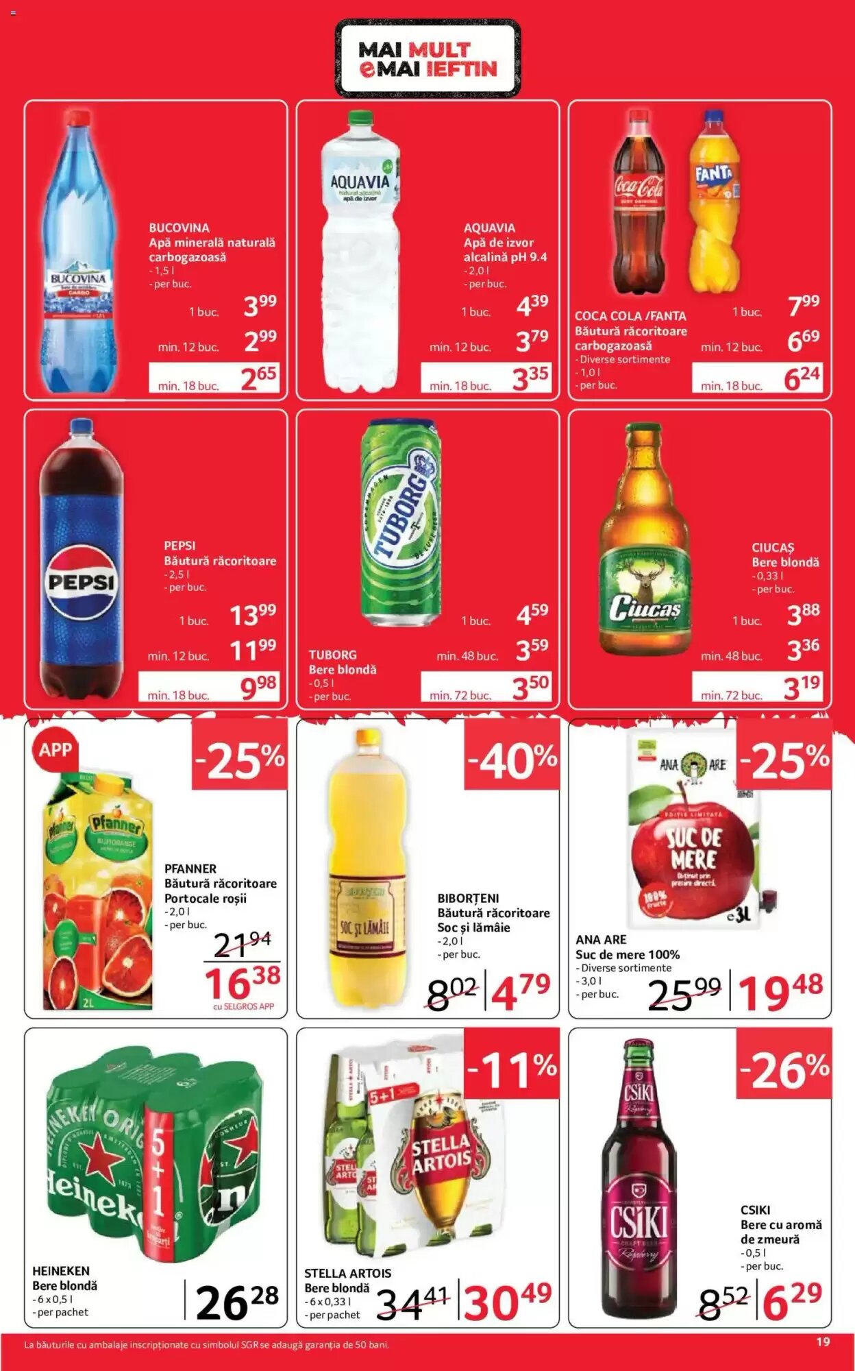 Catalogul cu oferte Selgros valabil de la 18.09.2026 - Pagina 19.