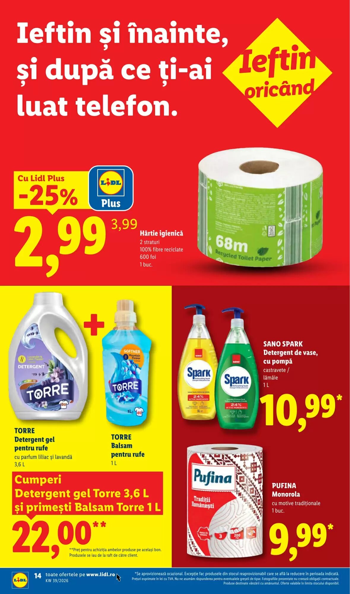 Catalogul cu oferte Lidl valabil de la 21.09.2026 - Pagina 14.