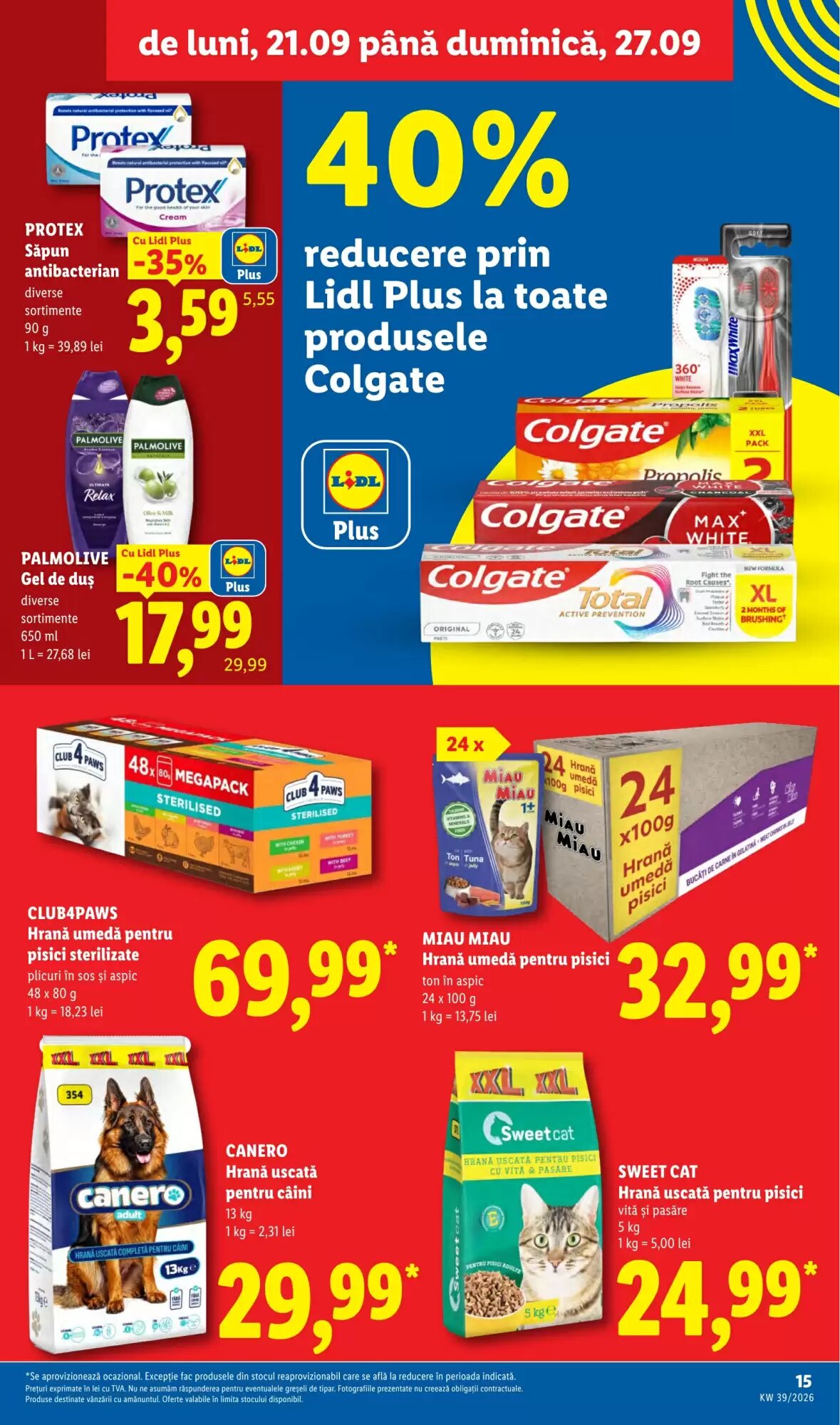 Catalogul cu oferte Lidl valabil de la 21.09.2026 - Pagina 15.