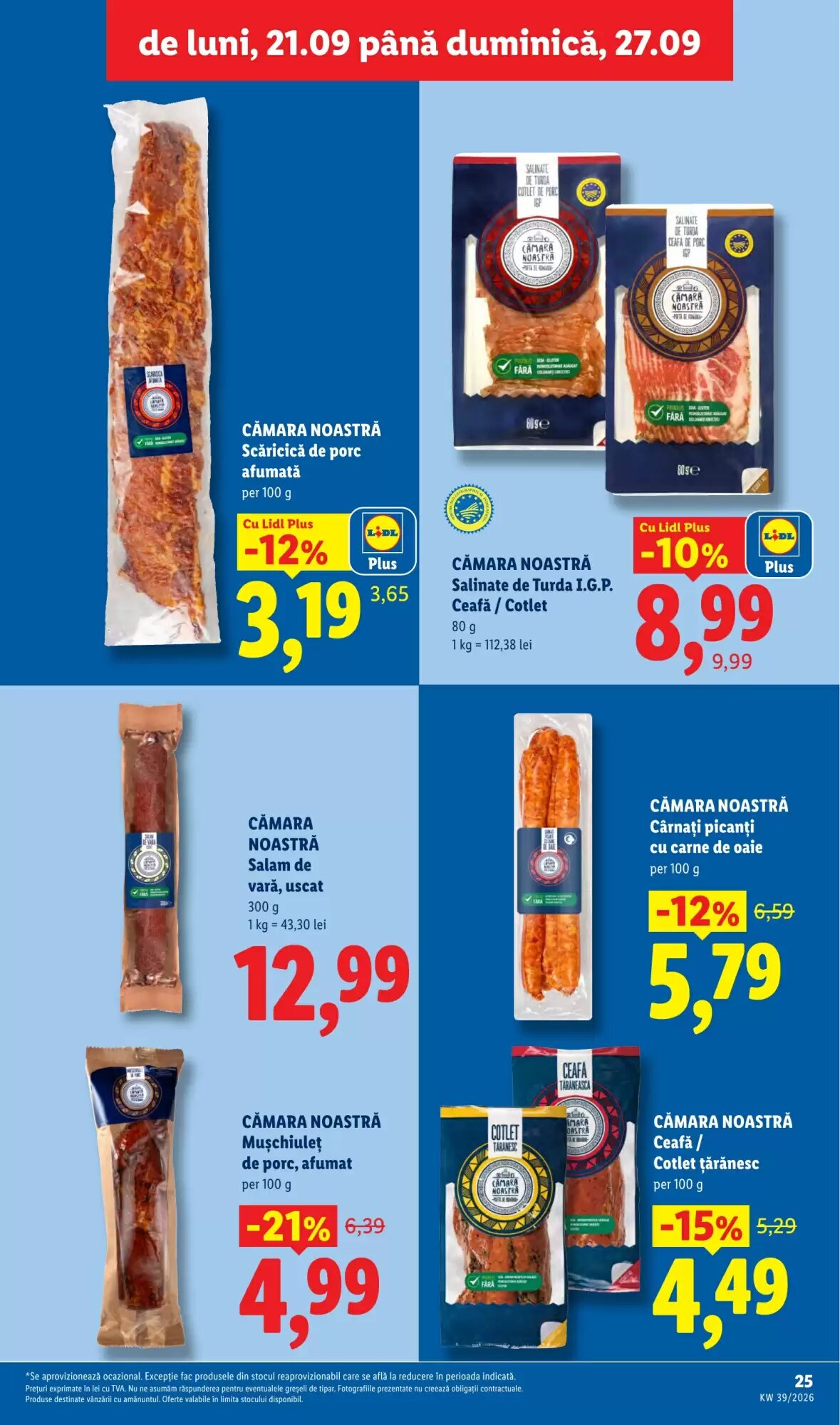 Catalogul cu oferte Lidl valabil de la 21.09.2026 - Pagina 25.
