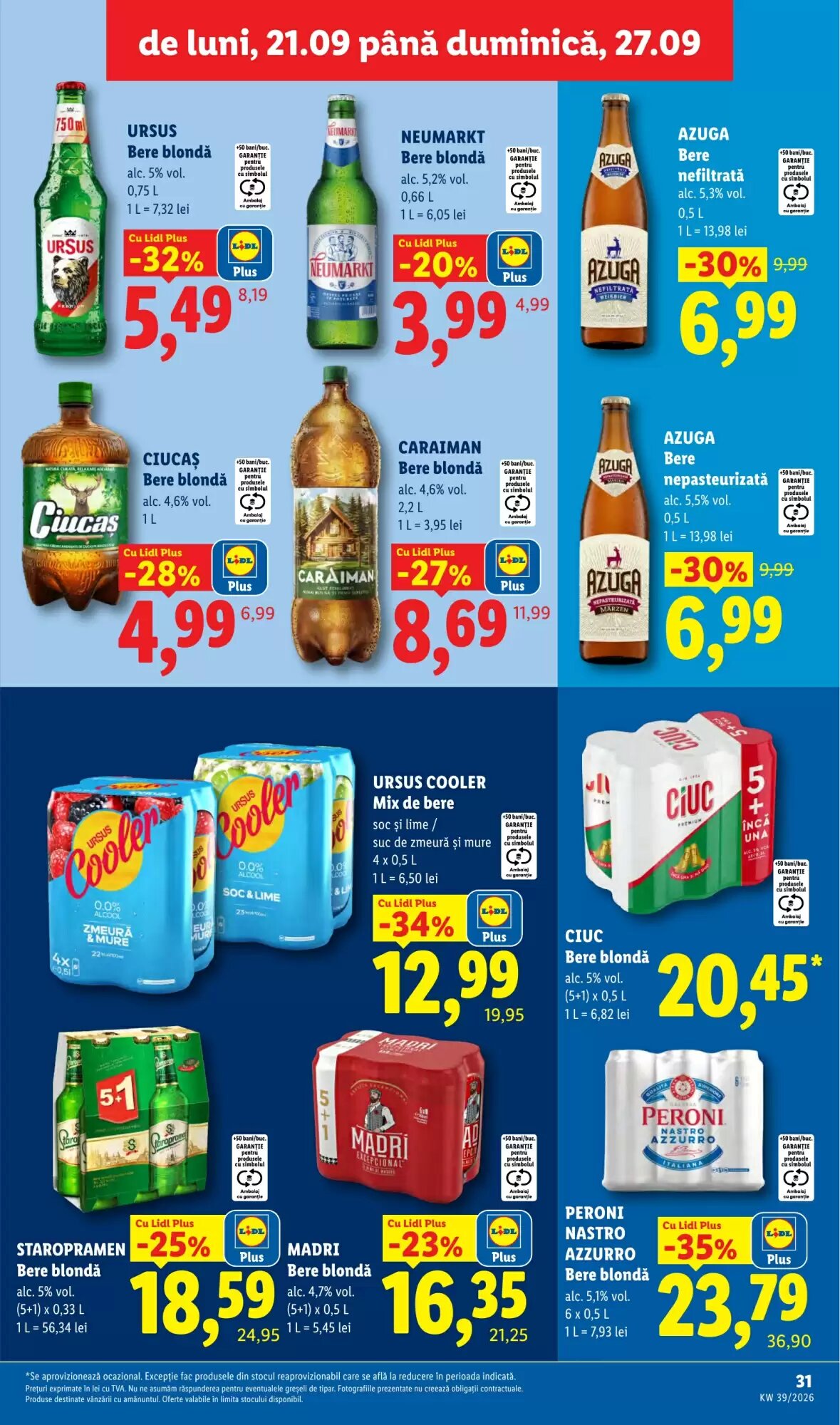 Catalogul cu oferte Lidl valabil de la 21.09.2026 - Pagina 31.