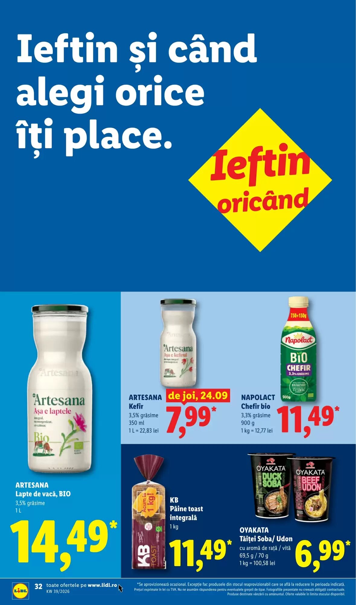 Catalogul cu oferte Lidl valabil de la 21.09.2026 - Pagina 32.
