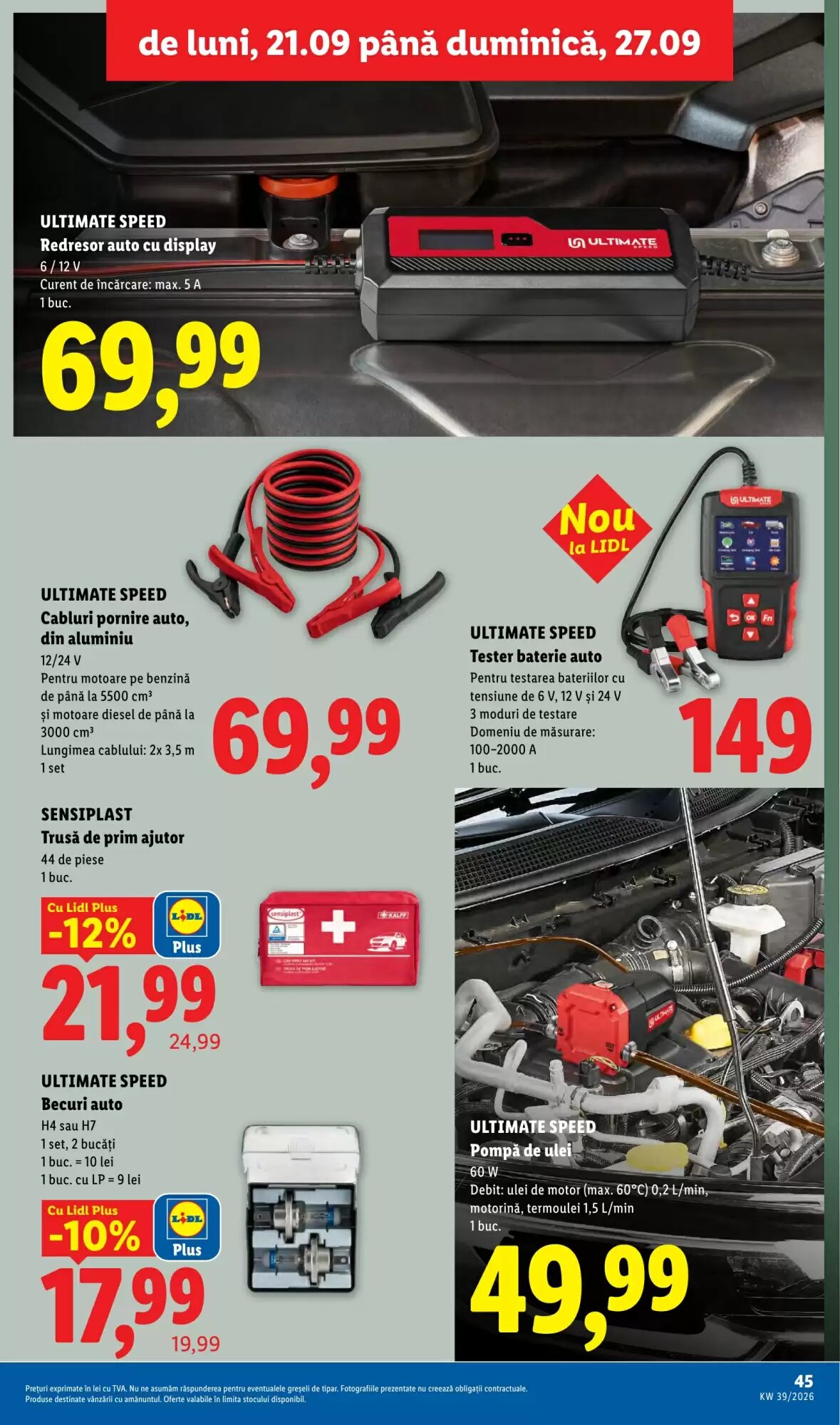 Catalogul cu oferte Lidl valabil de la 21.09.2026 - Pagina 45.