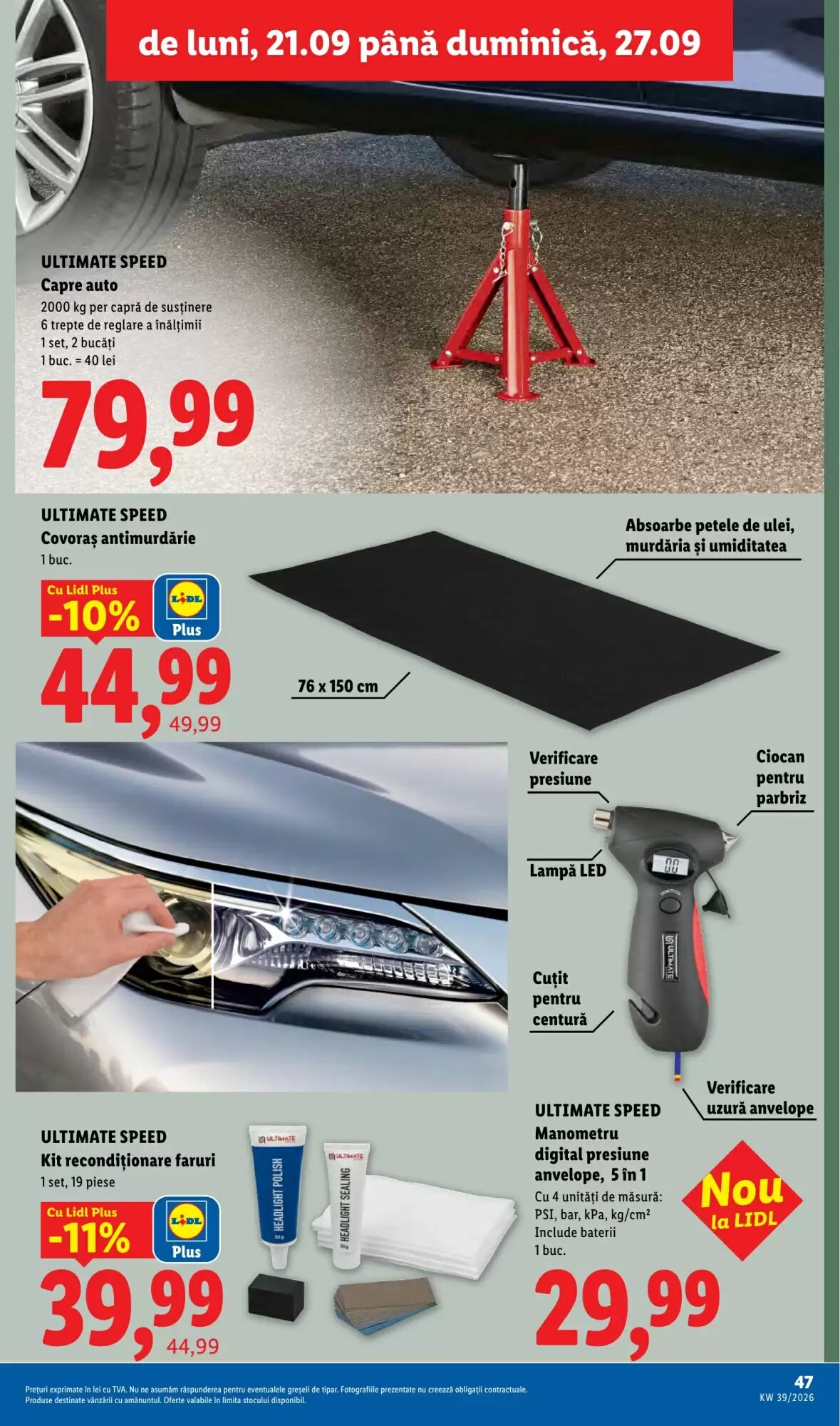 Catalogul cu oferte Lidl valabil de la 21.09.2026 - Pagina 47.