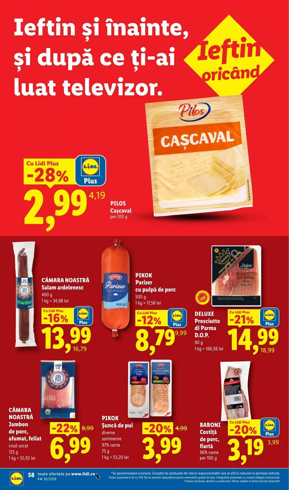 Catalogul cu oferte Lidl valabil de la 21.09.2026 - Pagina 58.