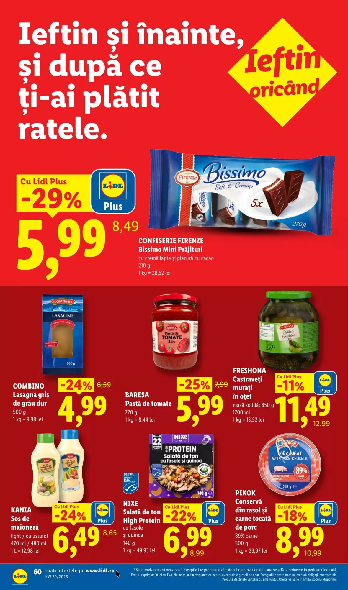 Catalogul cu oferte Lidl valabil de la 21.09.2026 - Pagina 60.