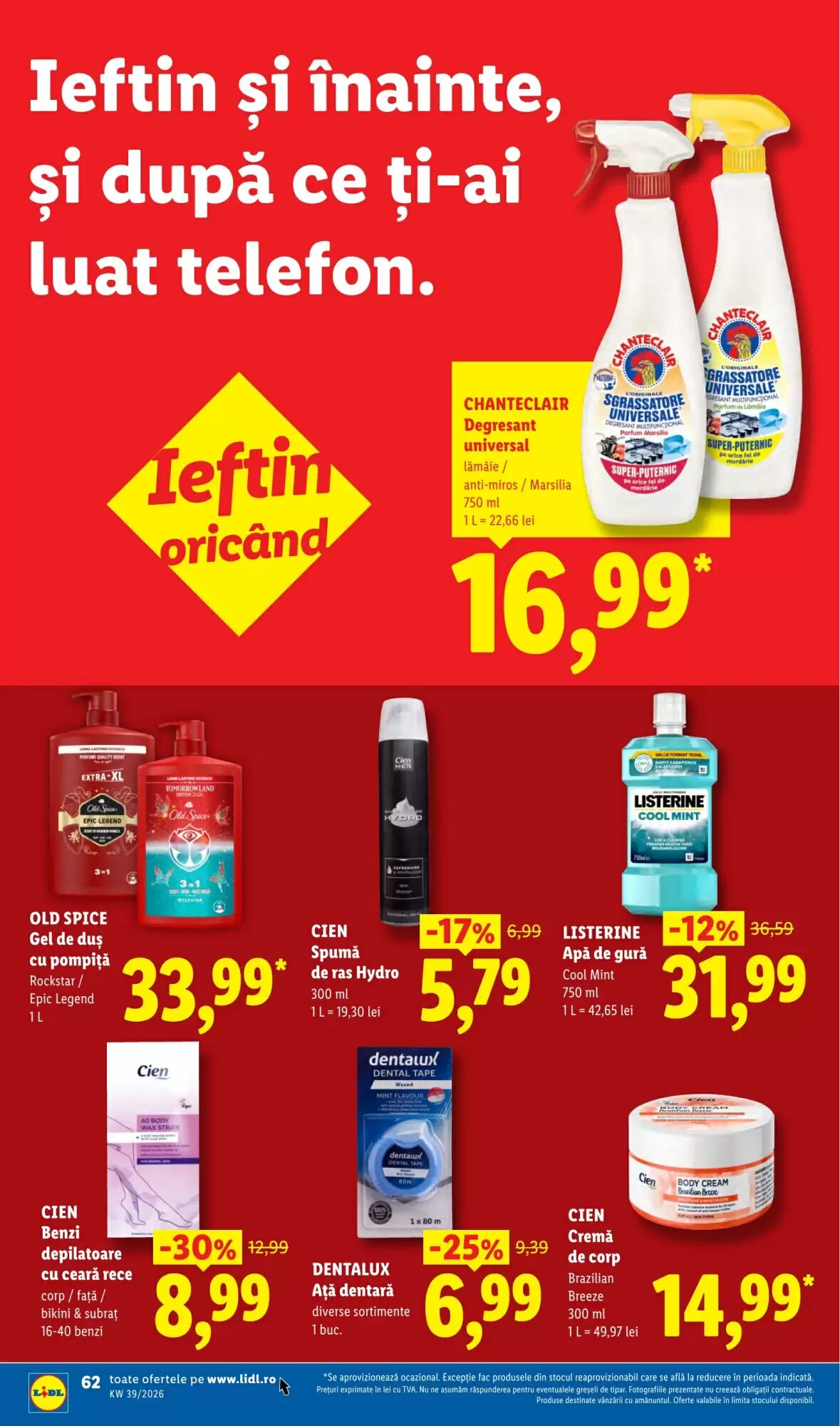 Catalogul cu oferte Lidl valabil de la 21.09.2026 - Pagina 62.