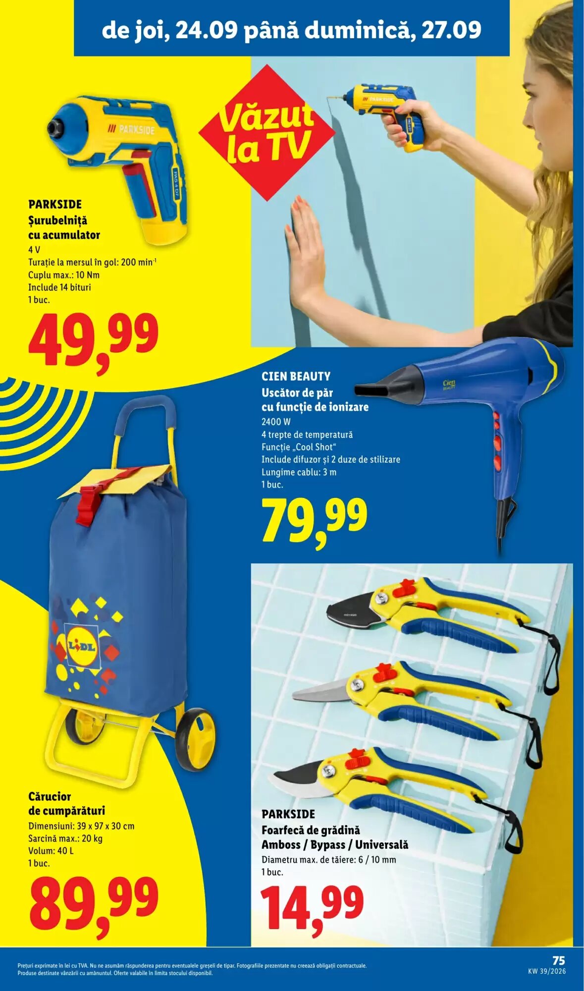 Catalogul cu oferte Lidl valabil de la 21.09.2026 - Pagina 75.