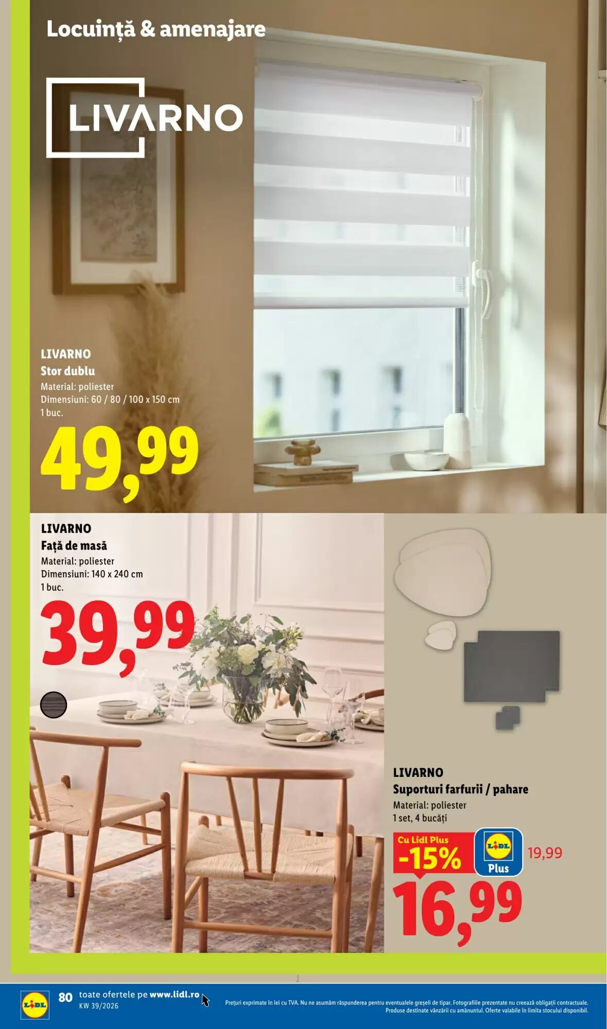 Catalogul cu oferte Lidl valabil de la 21.09.2026 - Pagina 80.
