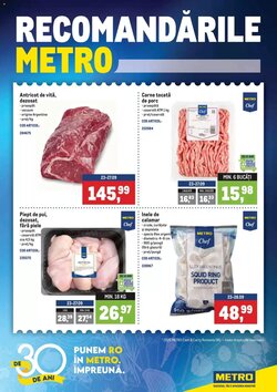 Catalogul cu oferte Metro valabil de la 22.09.2026