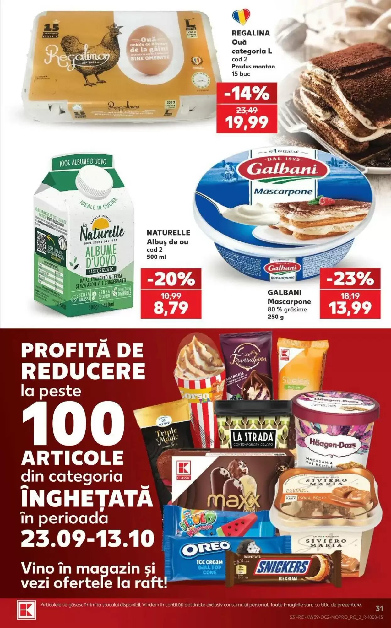 Catalogul cu oferte Kaufland valabil de la 23.09.2026 - Pagina 31.