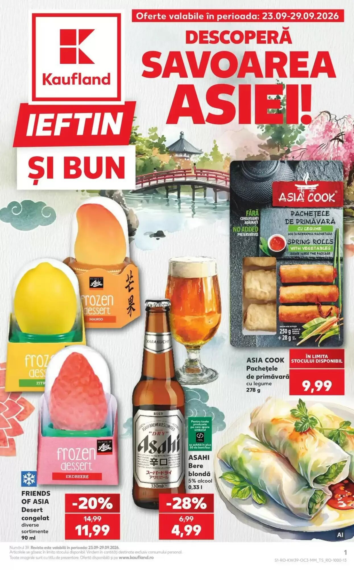 Catalogul cu oferte Kaufland valabil de la 23.09.2026 - Pagina 1.