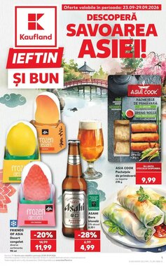 Catalogul cu oferte Kaufland valabil de la 23.09.2026