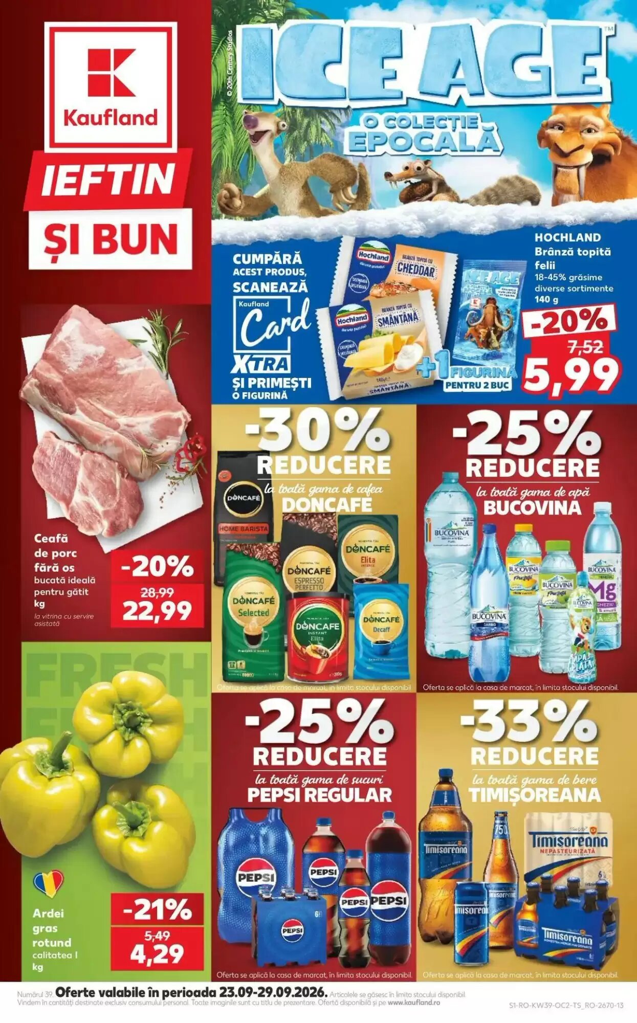 Catalogul cu oferte Kaufland valabil de la 23.09.2026 - Pagina 1.