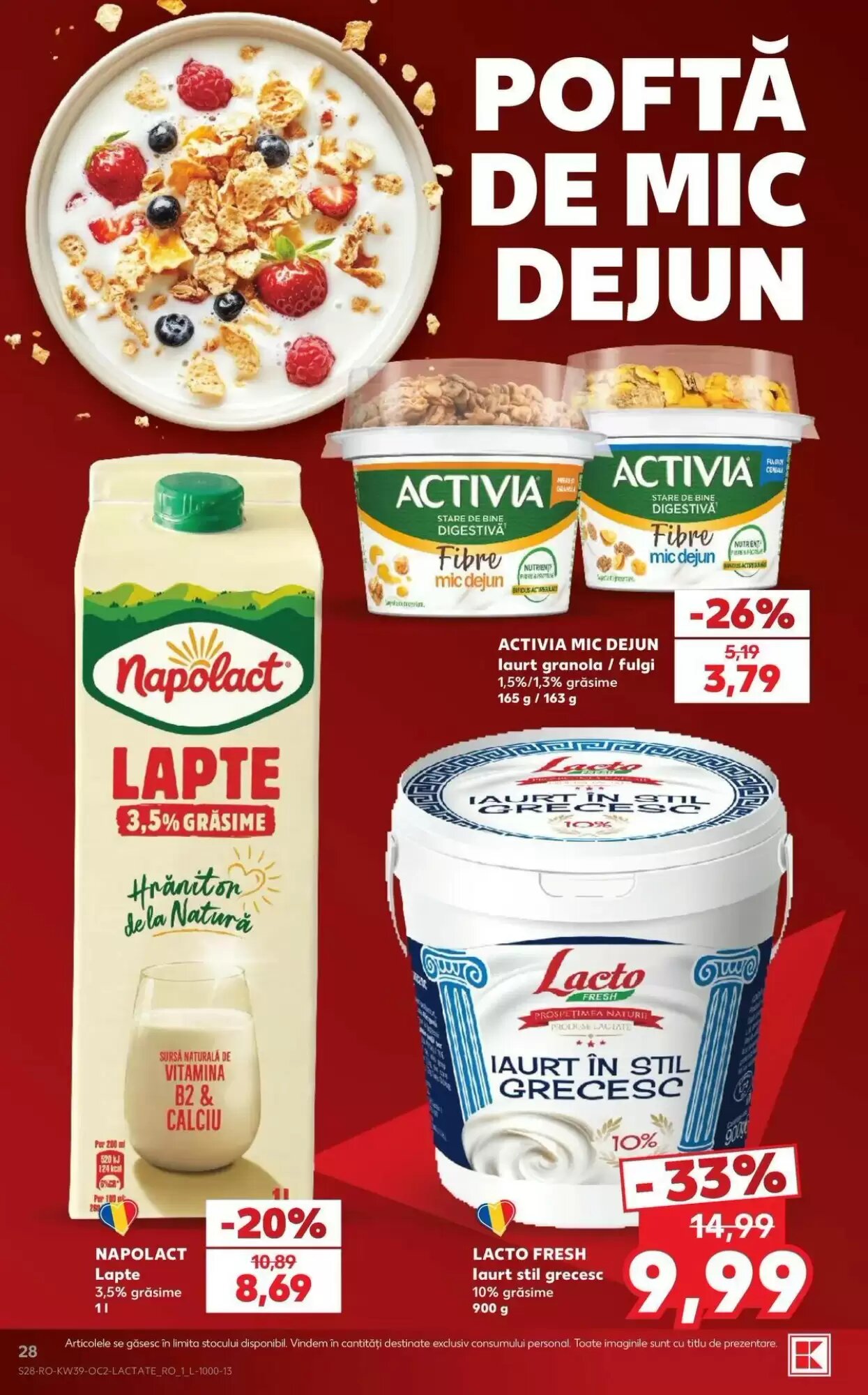 Catalogul cu oferte Kaufland valabil de la 23.09.2026 - Pagina 28.