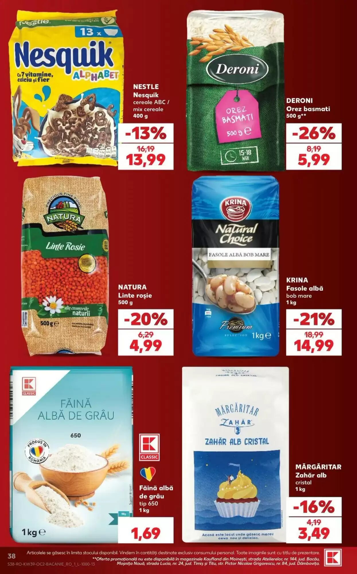 Catalogul cu oferte Kaufland valabil de la 23.09.2026 - Pagina 38.