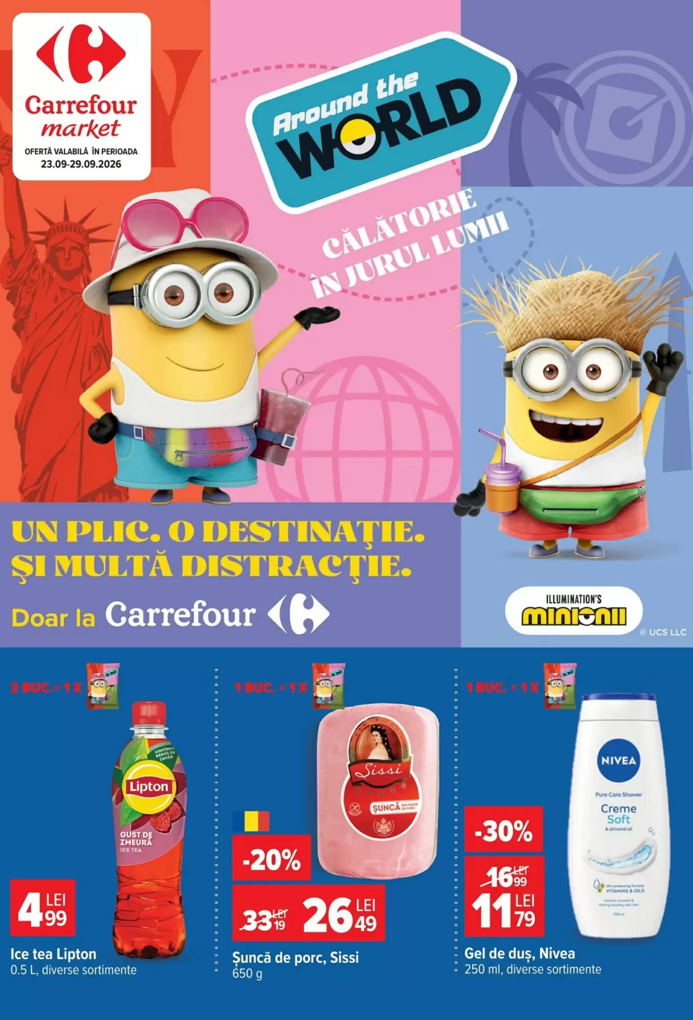 Catalogul cu oferte Carrefour Market valabil de la 23.09.2026 - Pagina 1.