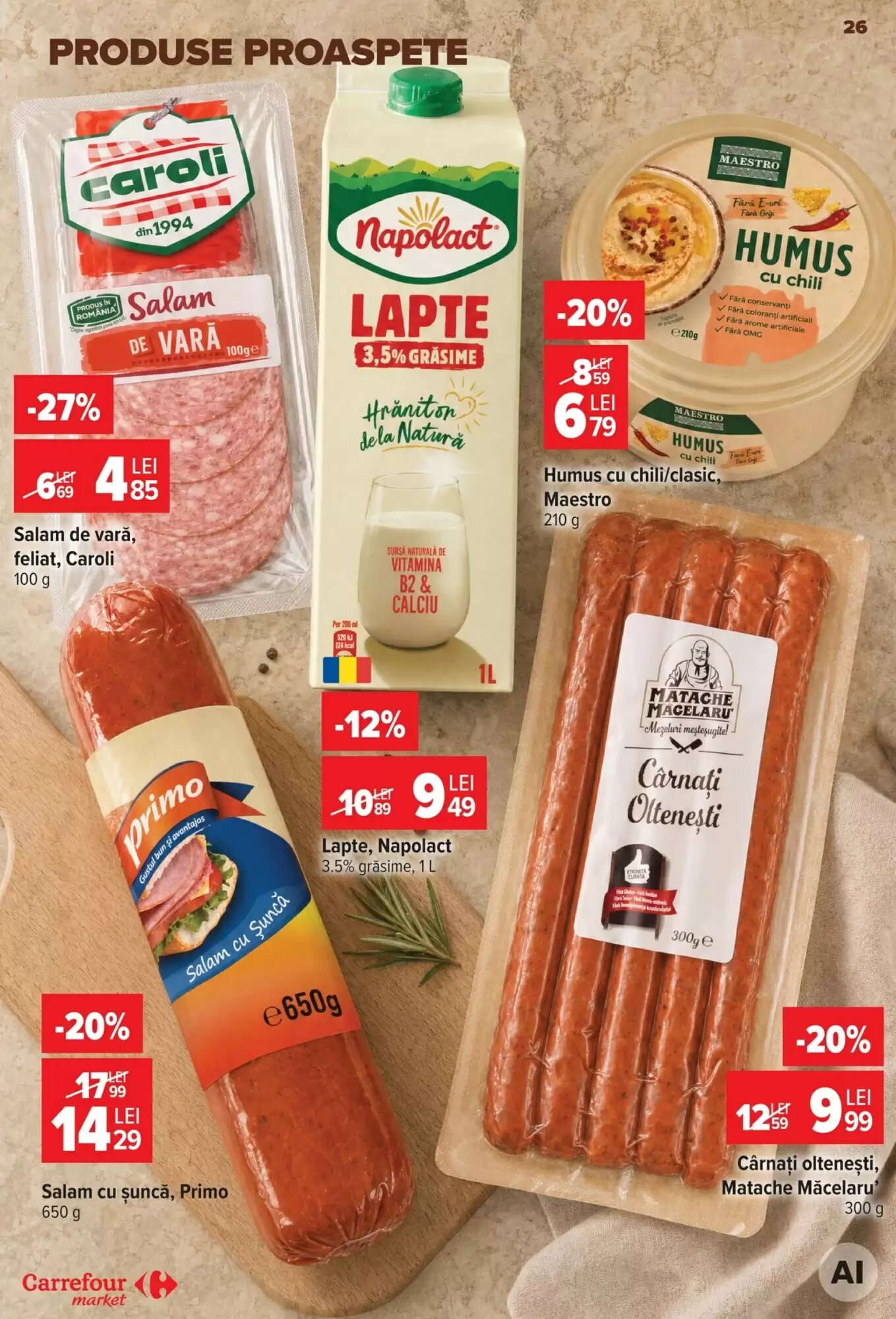 Catalogul cu oferte Carrefour Market valabil de la 23.09.2026 - Pagina 26.