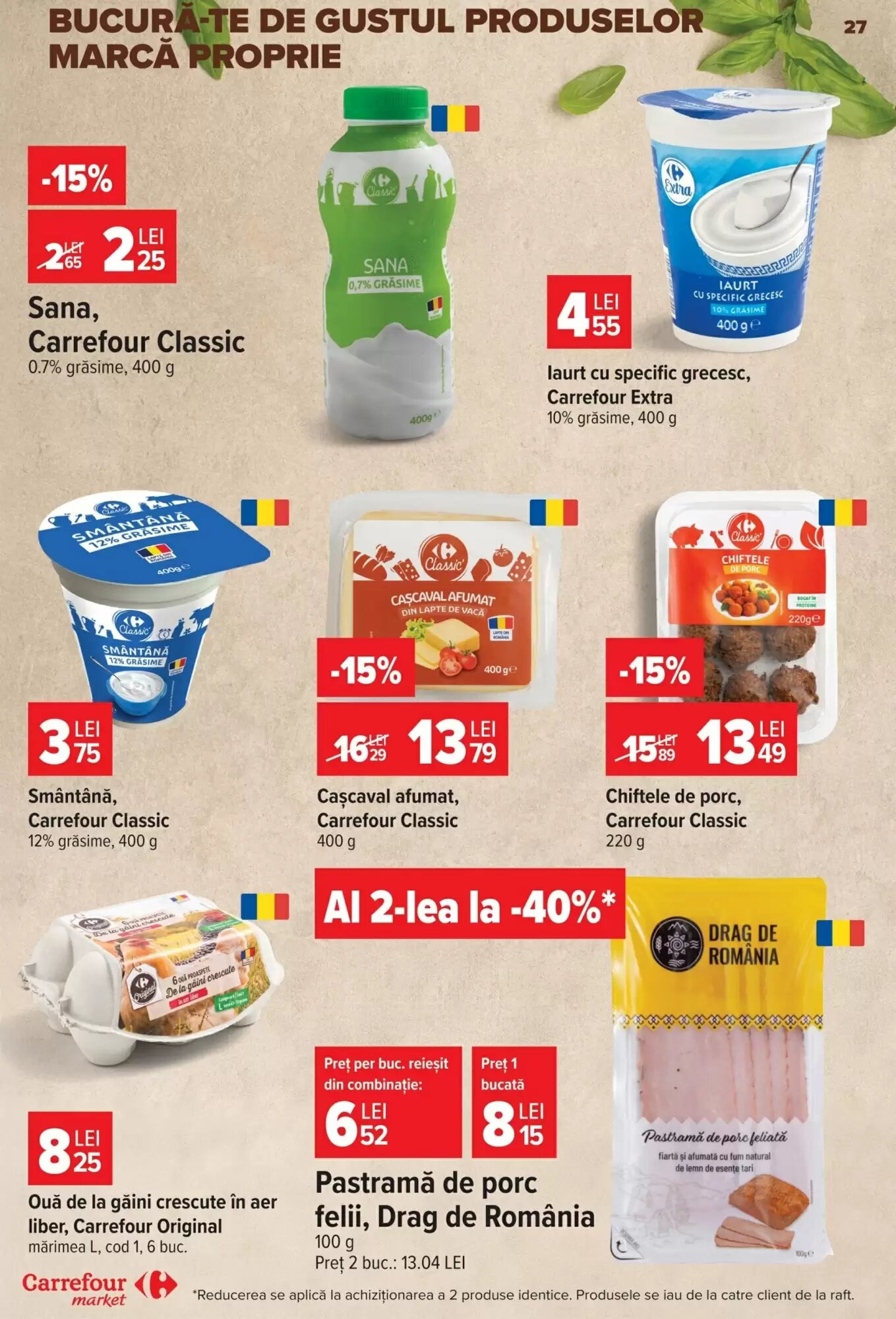 Catalogul cu oferte Carrefour Market valabil de la 23.09.2026 - Pagina 27.