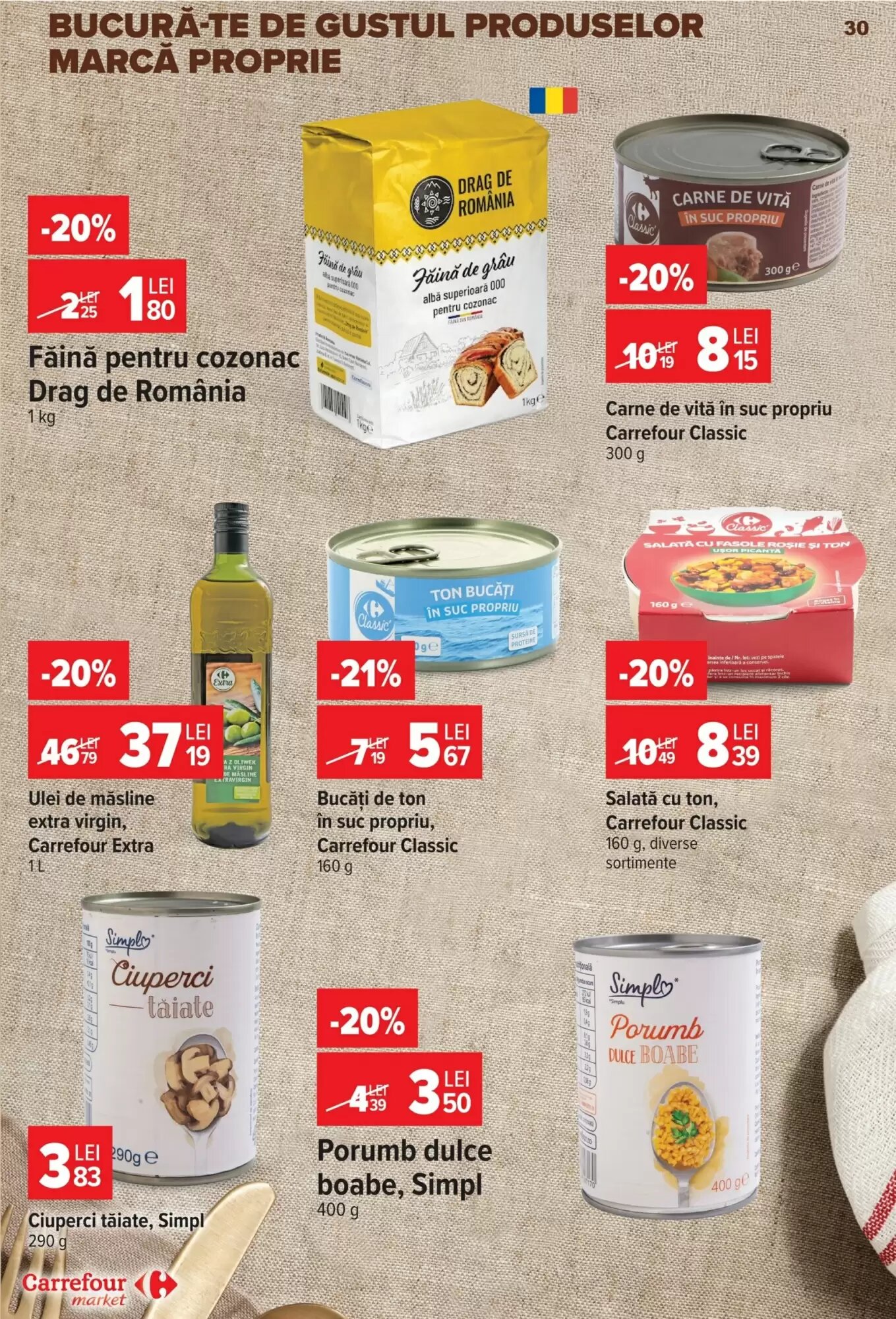 Catalogul cu oferte Carrefour Market valabil de la 23.09.2026 - Pagina 30.