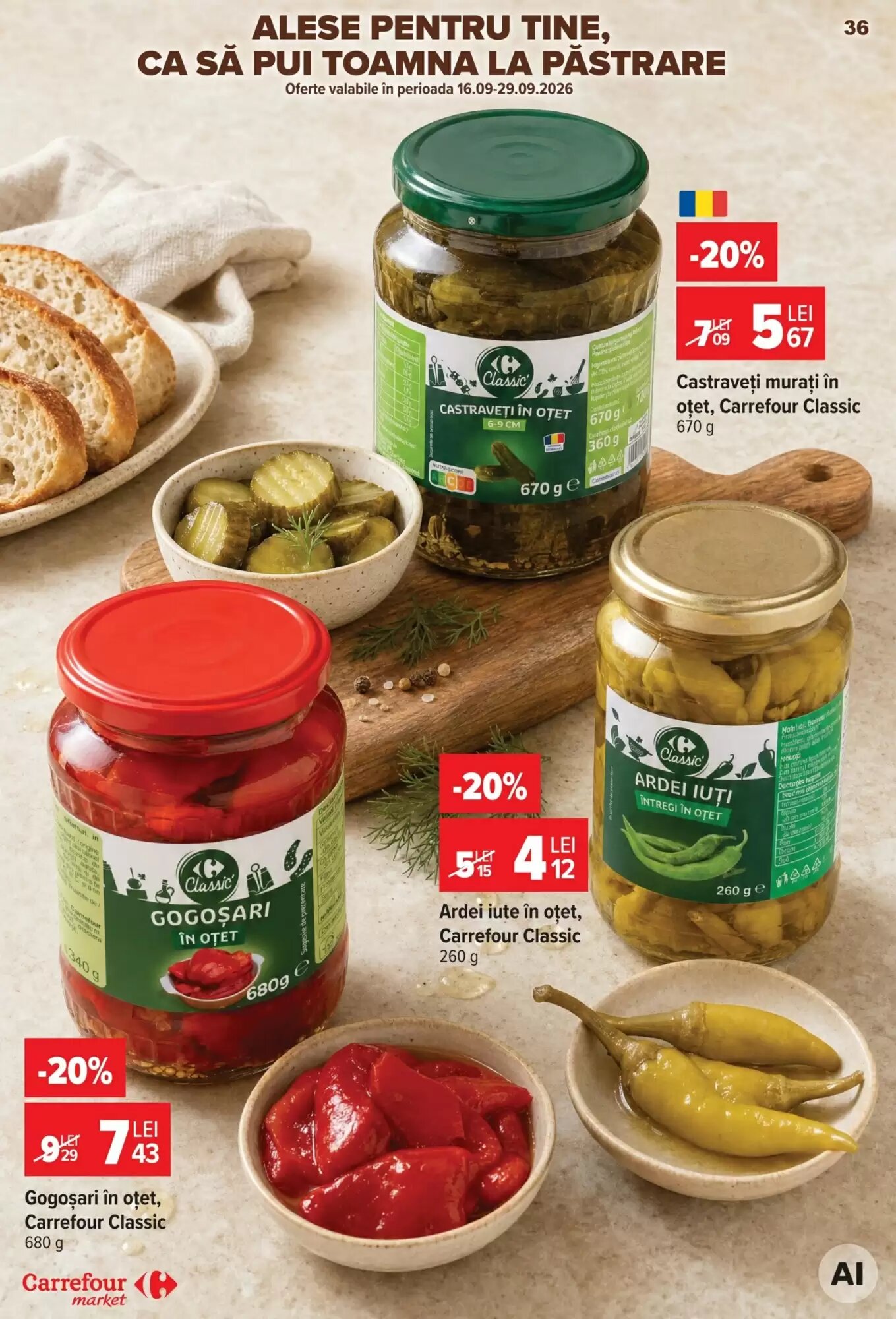 Catalogul cu oferte Carrefour Market valabil de la 23.09.2026 - Pagina 36.