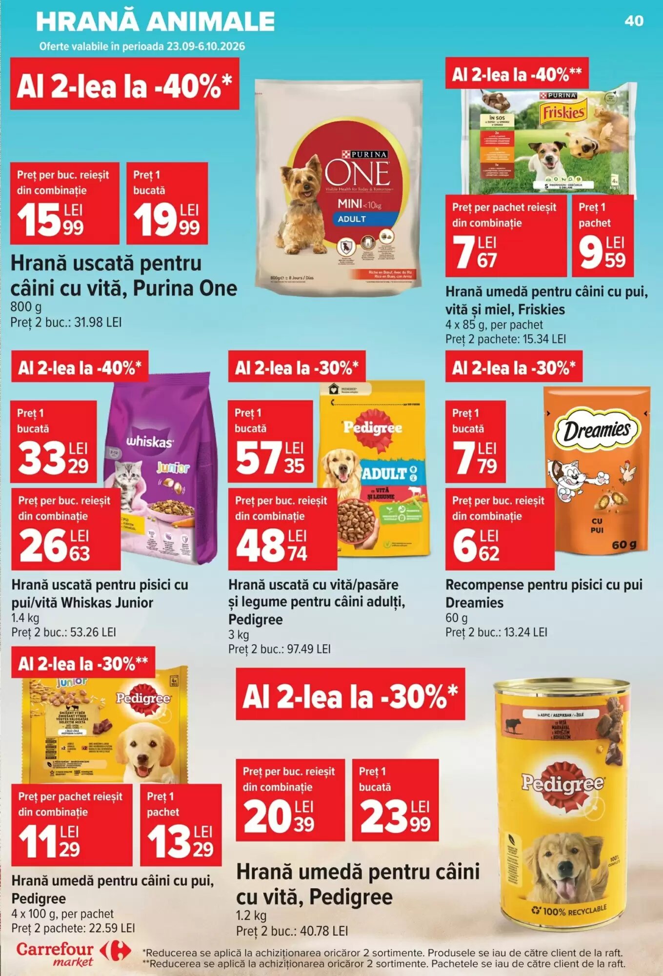 Catalogul cu oferte Carrefour Market valabil de la 23.09.2026 - Pagina 40.