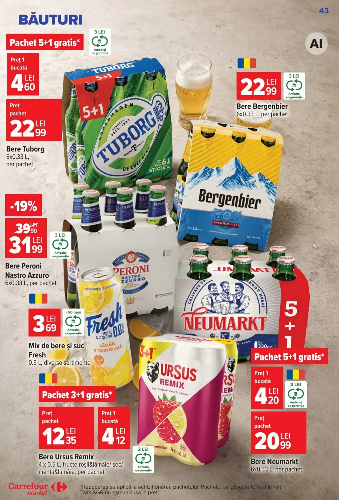 Catalogul cu oferte Carrefour Market valabil de la 23.09.2026 - Pagina 43.