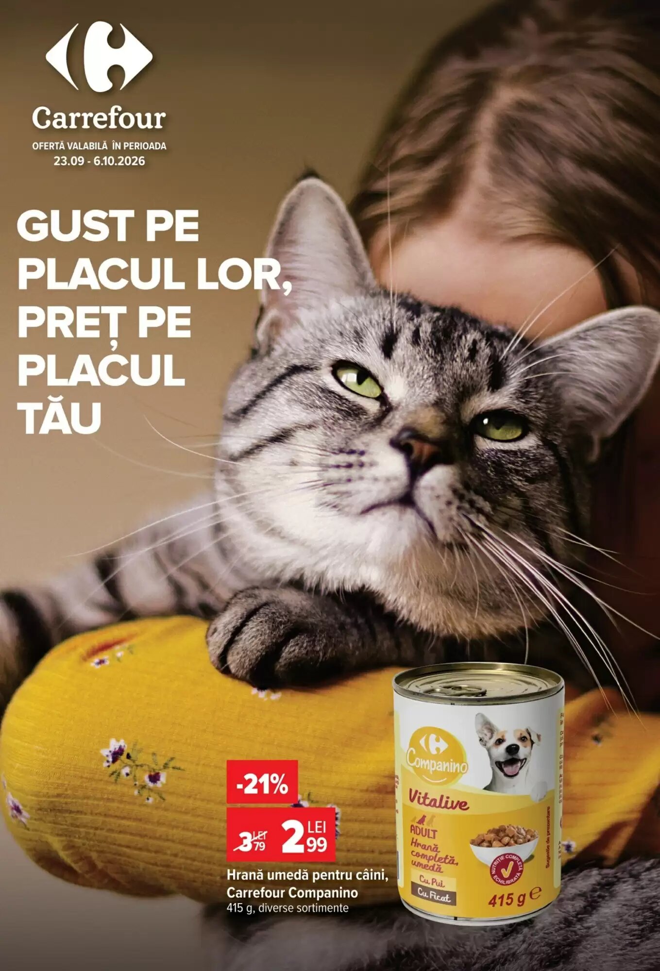 Catalogul cu oferte Carrefour valabil de la 23.09.2026 - Pagina 1.
