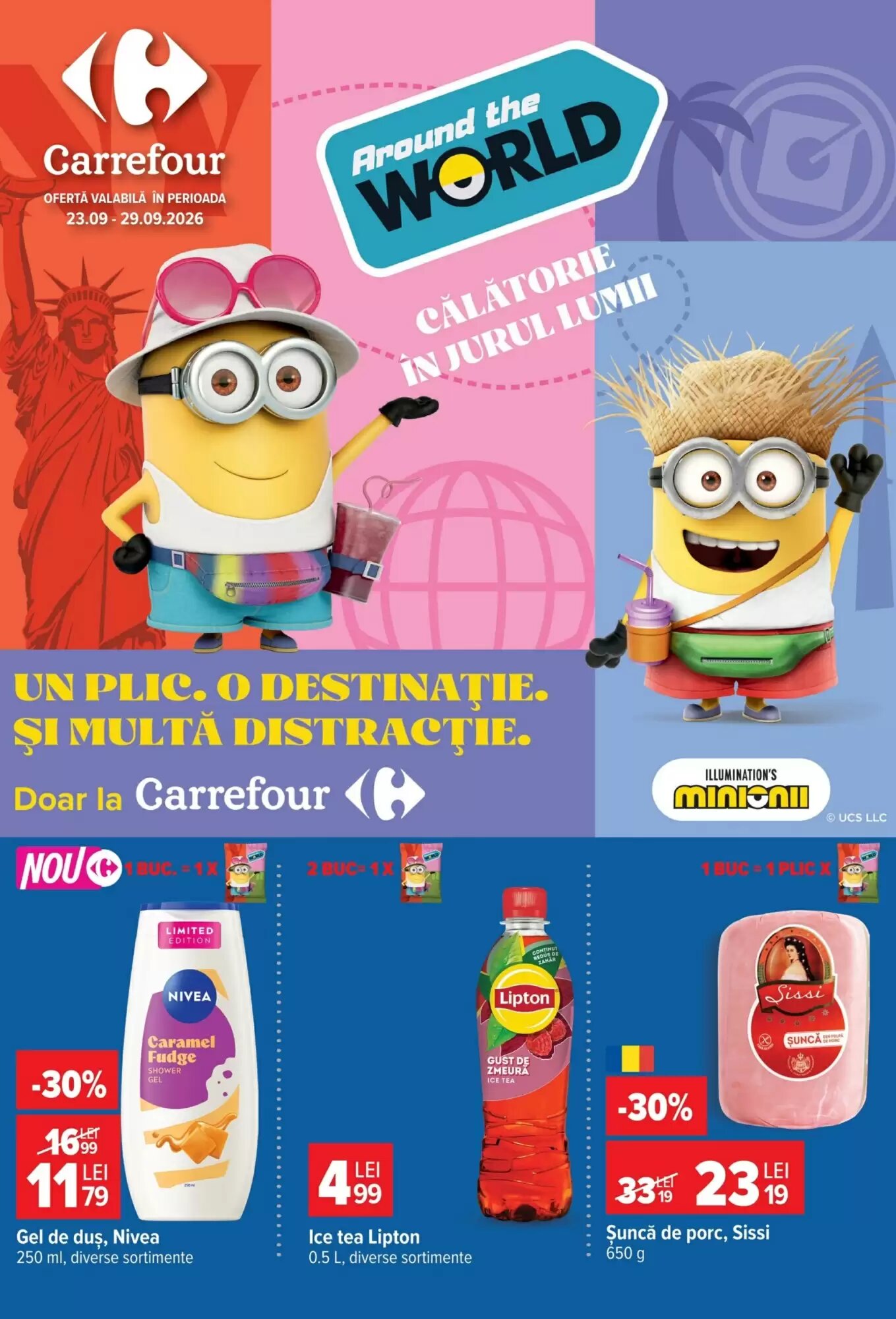 Catalogul cu oferte Carrefour valabil de la 23.09.2026 - Pagina 1.