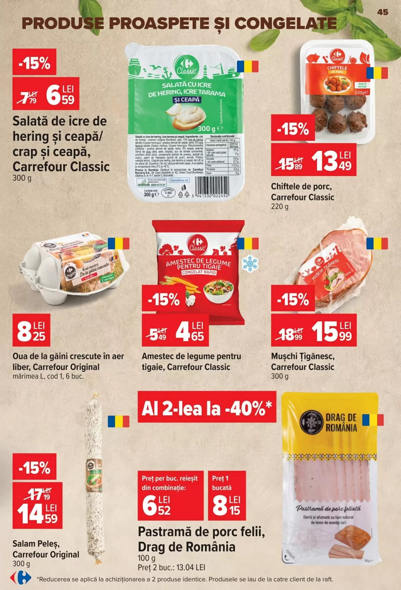 Catalogul cu oferte Carrefour valabil de la 23.09.2026 - Pagina 45.