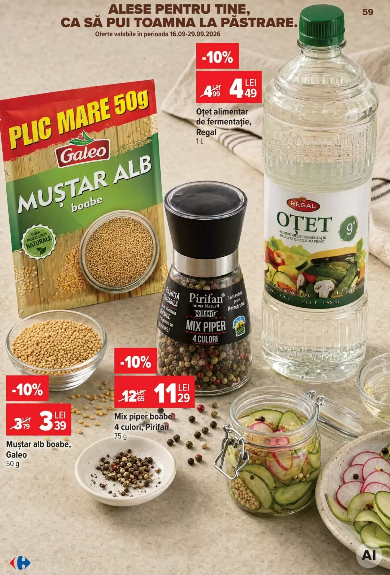 Catalogul cu oferte Carrefour valabil de la 23.09.2026 - Pagina 59.