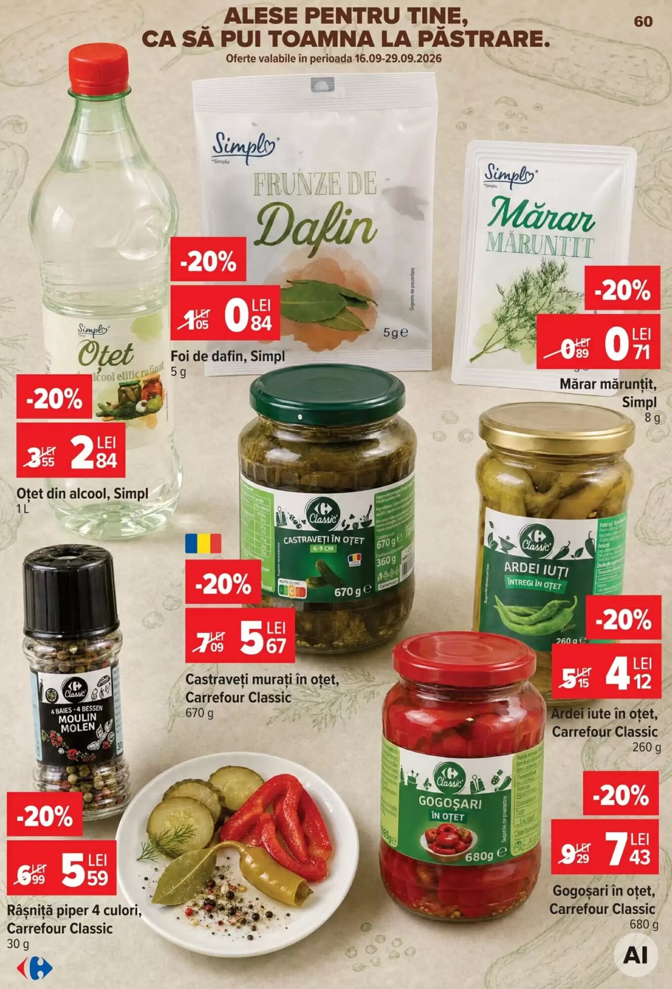 Catalogul cu oferte Carrefour valabil de la 23.09.2026 - Pagina 60.
