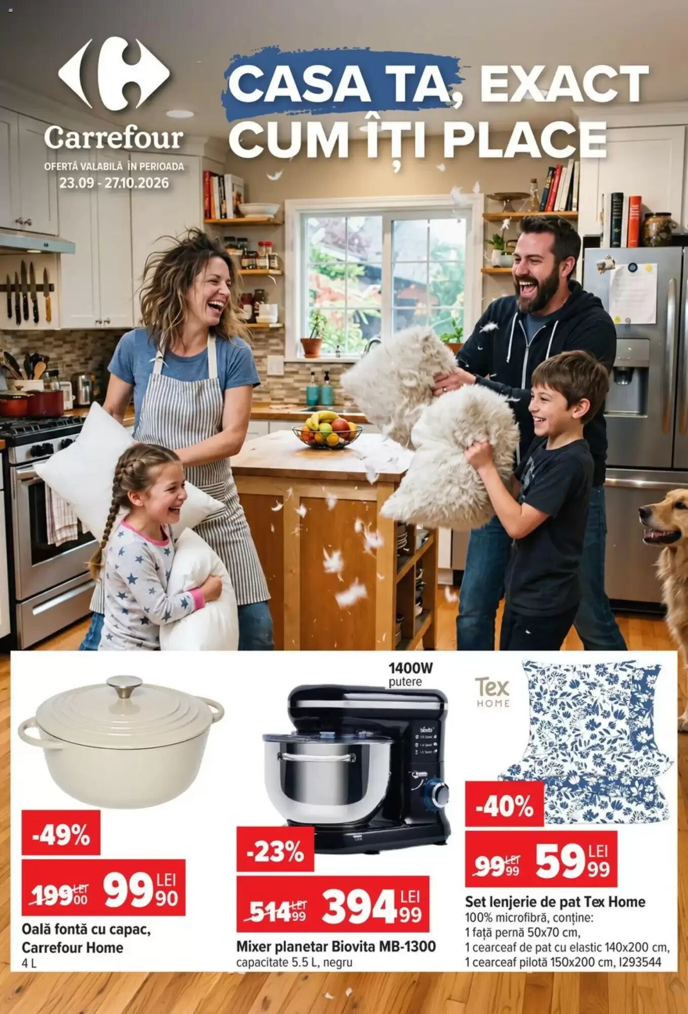 Catalogul cu oferte Carrefour valabil de la 23.09.2026 - Pagina 1.