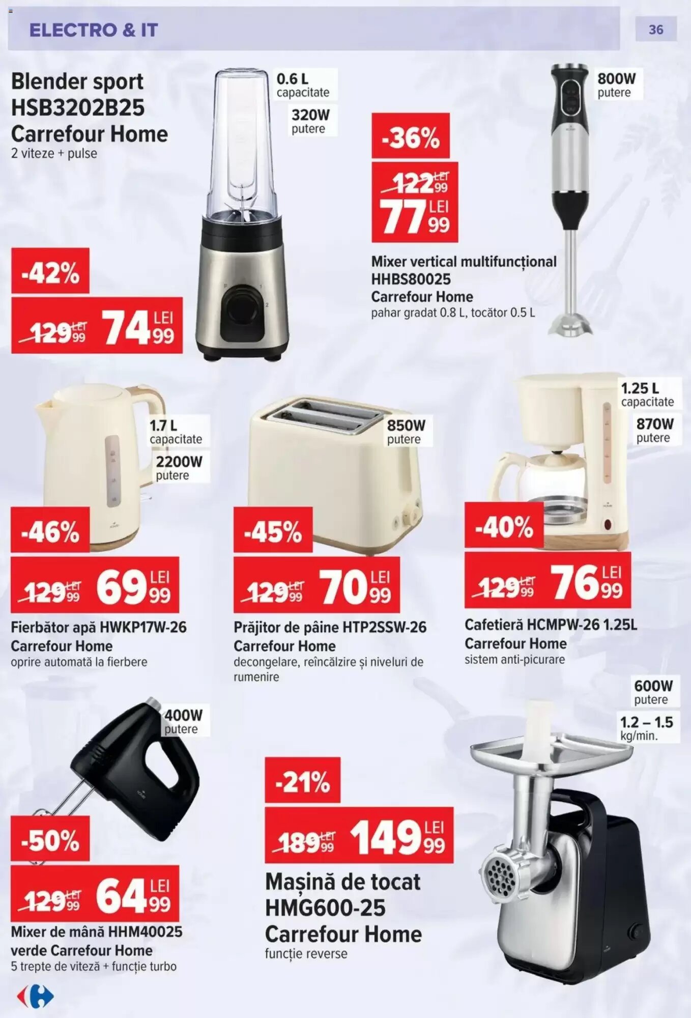 Catalogul cu oferte Carrefour valabil de la 23.09.2026 - Pagina 36.