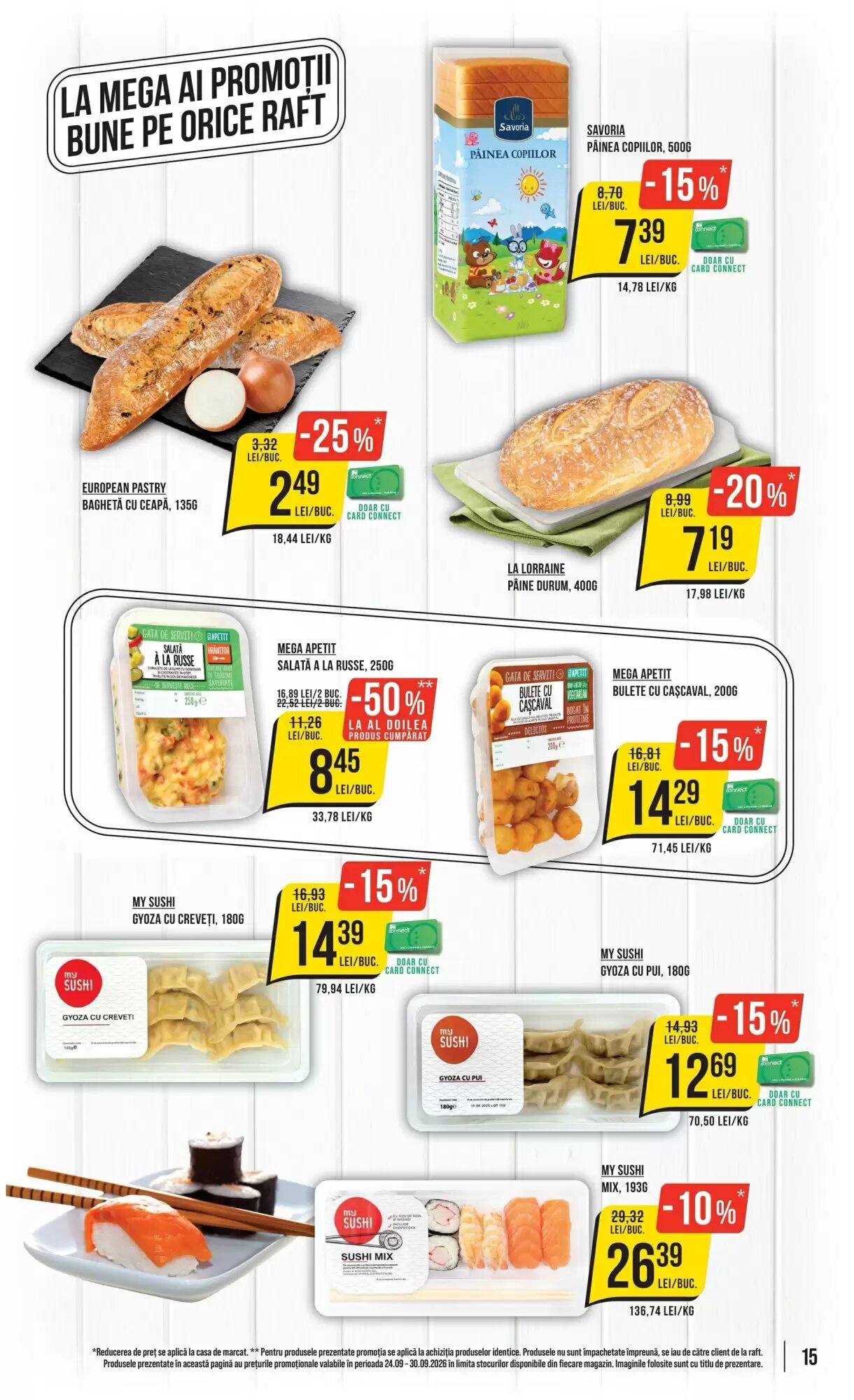 Catalogul cu oferte Mega Image valabil de la 24.09.2026 - Pagina 15.