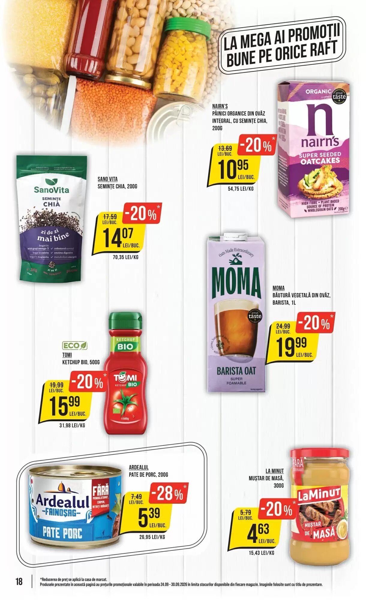 Catalogul cu oferte Mega Image valabil de la 24.09.2026 - Pagina 18.