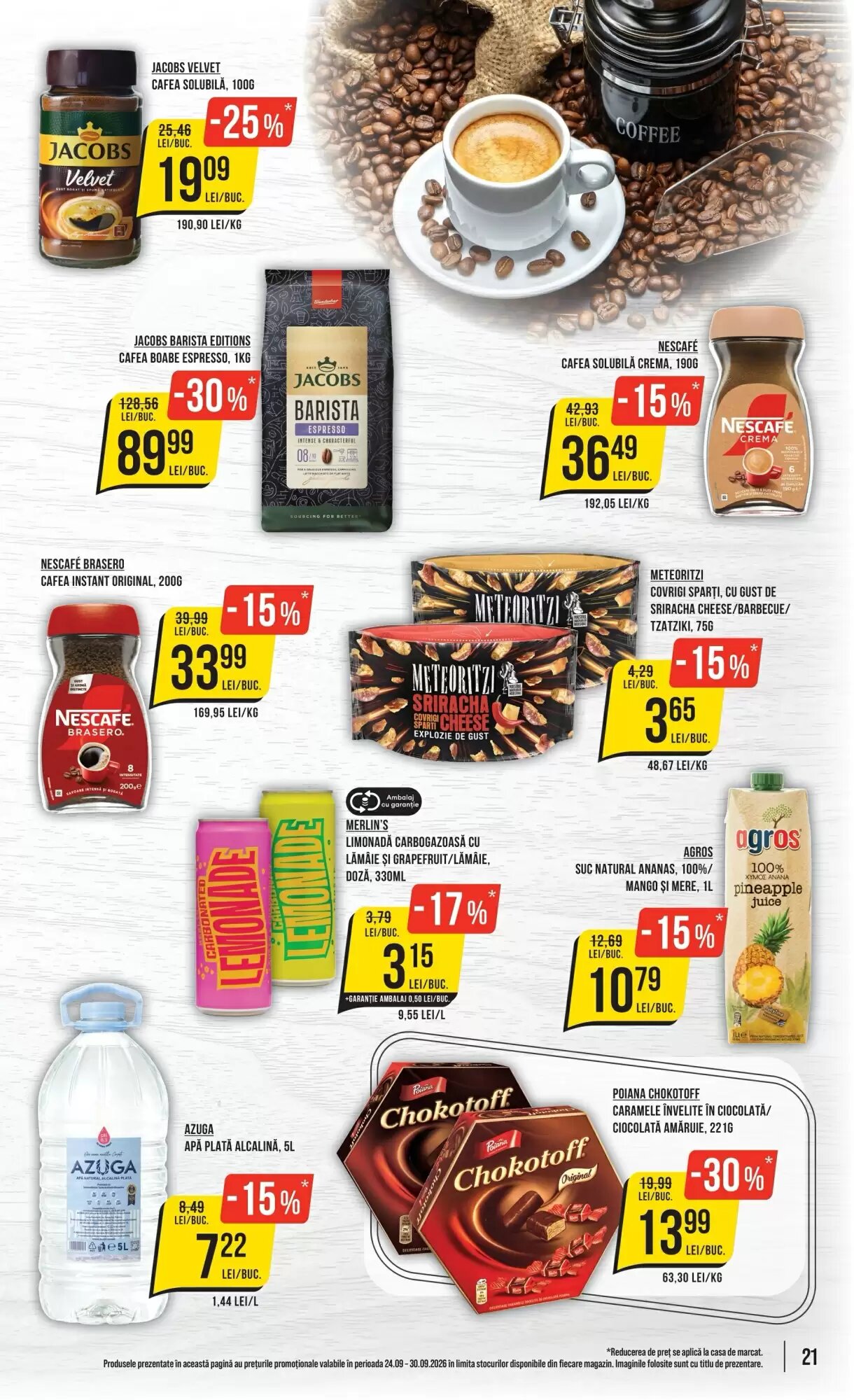 Catalogul cu oferte Mega Image valabil de la 24.09.2026 - Pagina 21.