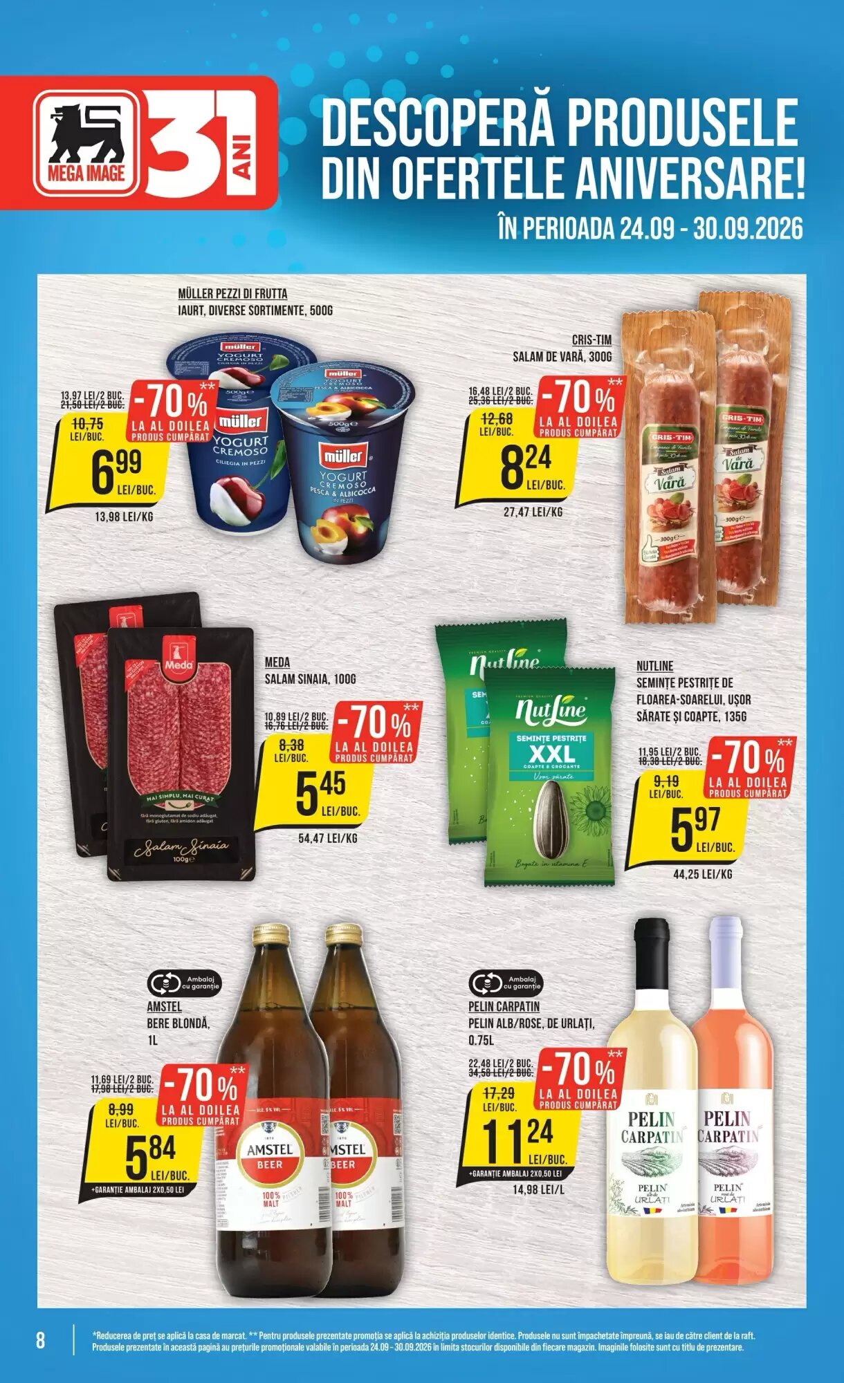 Catalogul cu oferte Mega Image valabil de la 24.09.2026 - Pagina 8.